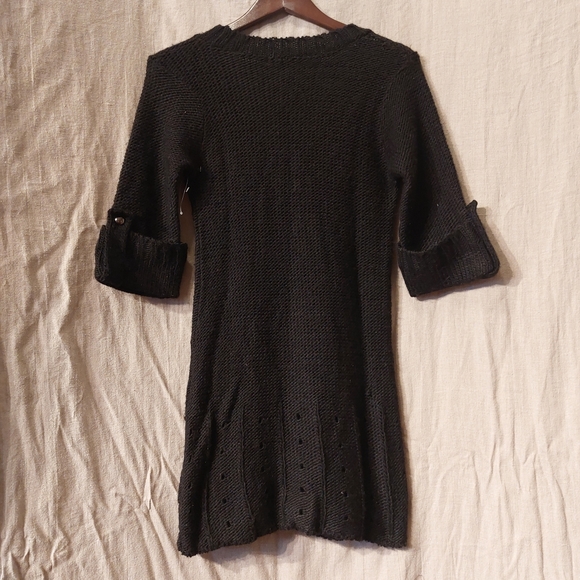 Dressing De Jola studded mini sweater dress, size L, NWOT - Picture 2 of 5